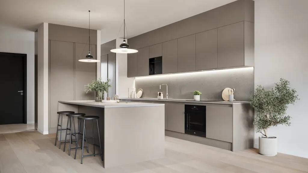 Cuisine - Modern Terraced House with Balcony in Norrköping