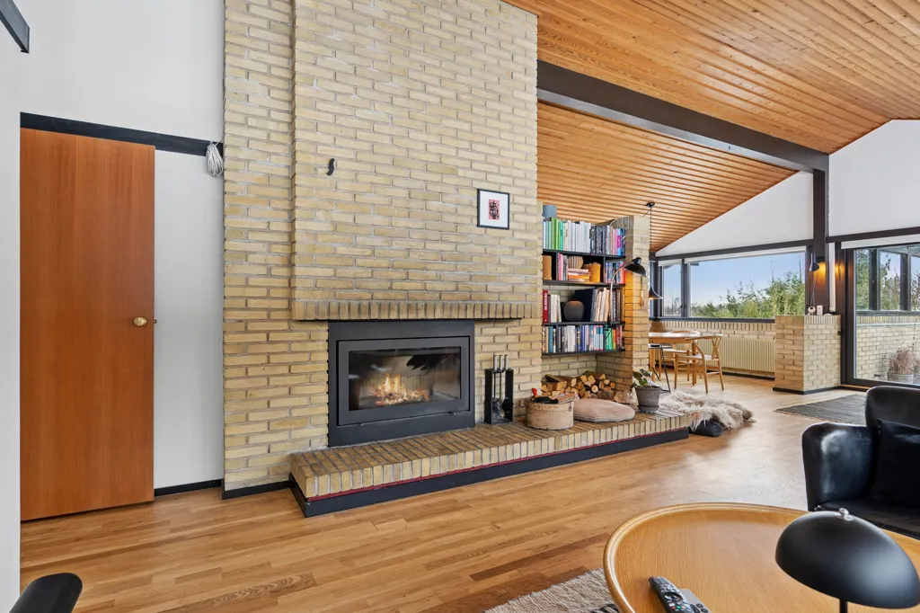 Living Room - Architectural Villa with Unique View in Gl. Holte