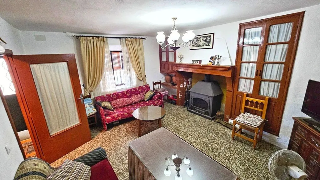 Séjour - Villa with West Views in Almonaster la Real