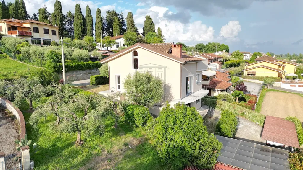 Vue aérienne - Newly Constructed Villa in Lucca's Hills