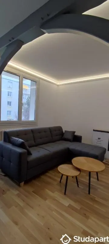 Séjour - Chambre dans Colocation Meublée à Rue Alfred Nobel