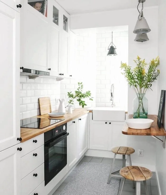 Köök - New 2-Bed Flat with Terrace in Saint-Grégoire