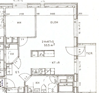 Plan - Appartement à Kempele