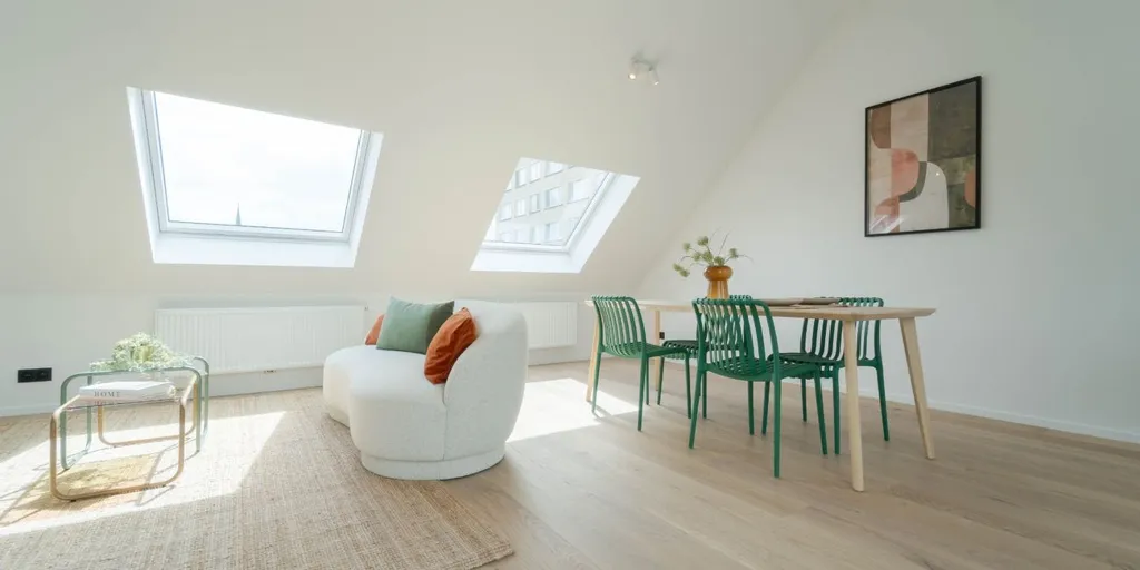 Elutuba - Duplex Apartment with River View in Gent
