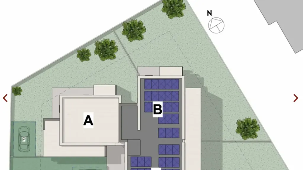 Plan - Modern Apartment with Terrace in Jesolo