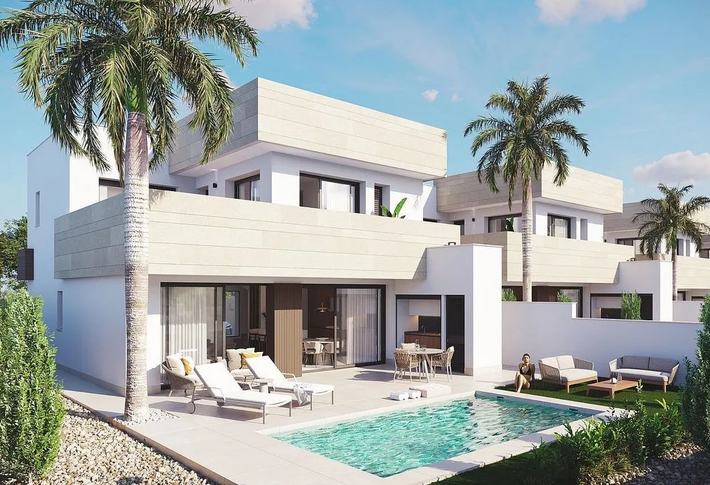 Extérieur - Contemporary Villa with Pool in Santiago de la Ribera