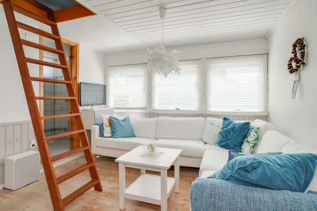 Living Room - Cottage with Beach Access in Halland