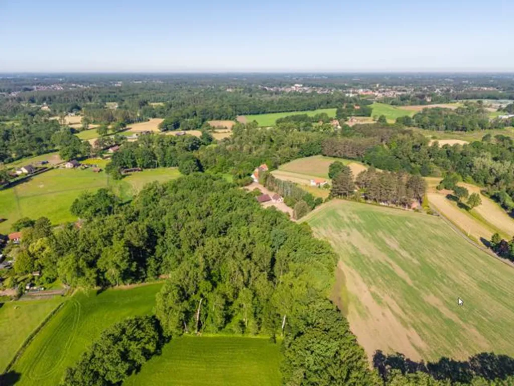 Vue aérienne - Maison avec Espace Naturel à Herselt