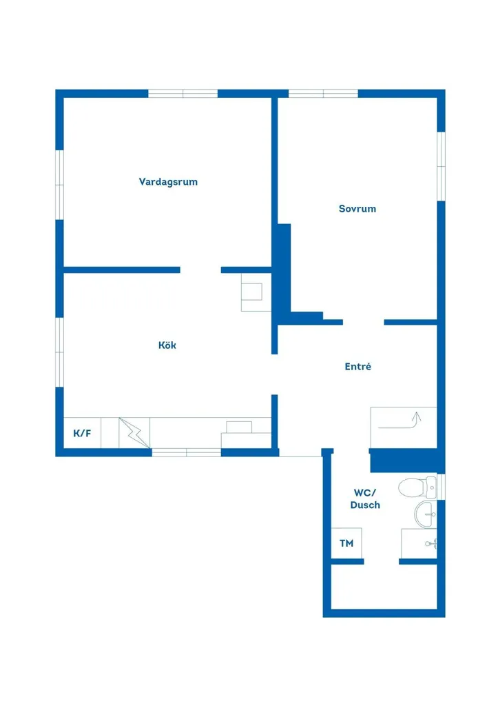 Maison 3 pièces à Ljusdals kommun