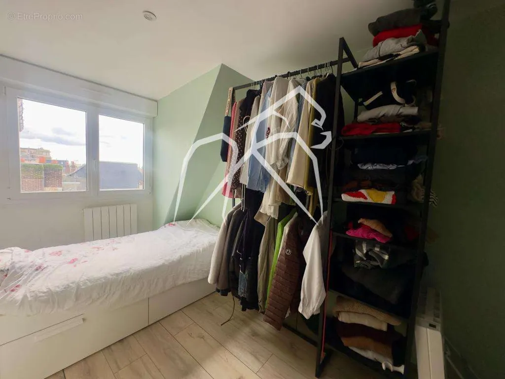 Chambres - Appartement T3 avec vue sur rue piétonne à Rouen