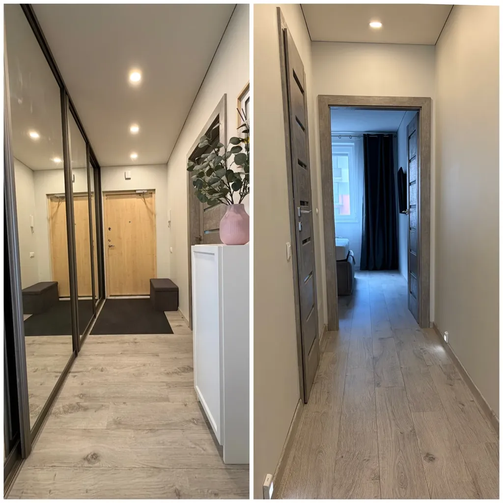 Esik - Three-Bedroom Flat with Balcony in Pašilaičiai