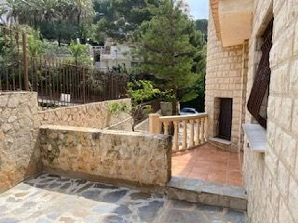 Terrasse - Chalet with Sea View and Pool in Cap Blanc, Cullera