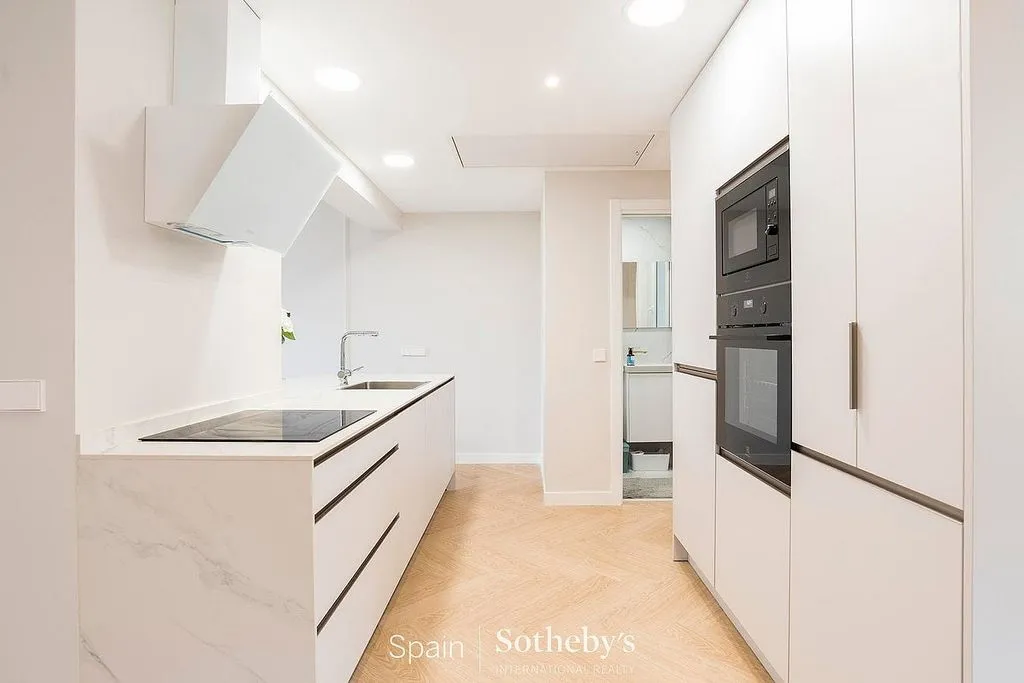 Köök - Apartment with Air Conditioning in Central Madrid