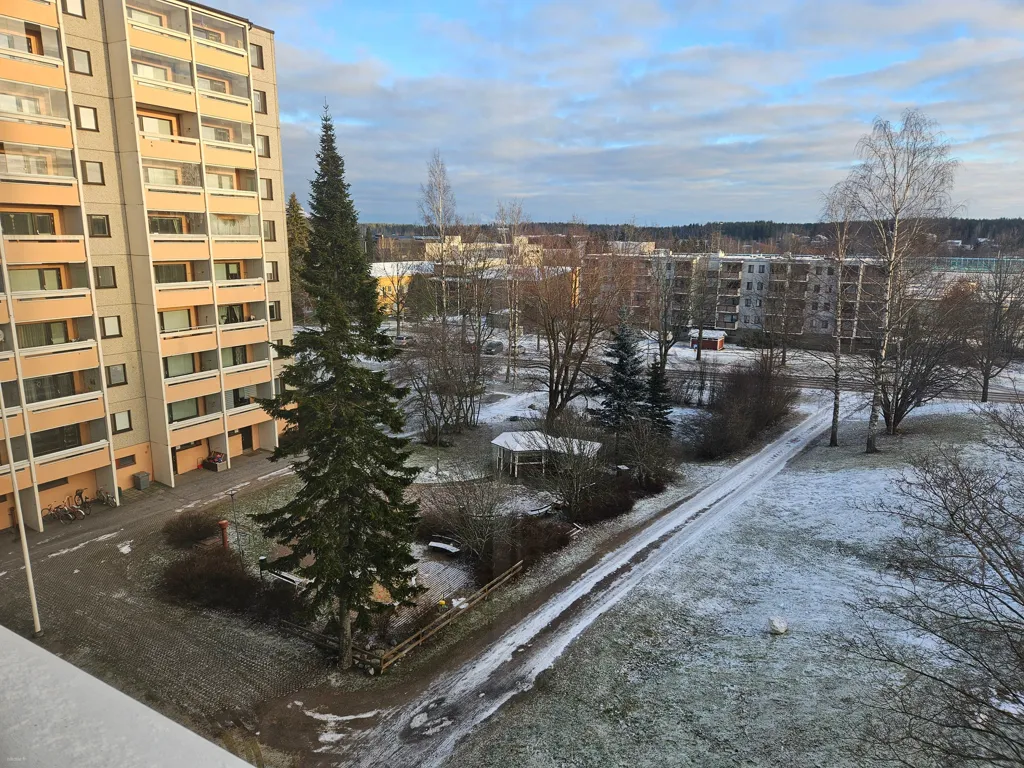 Balcon - Bright Apartment with East View in Imatra