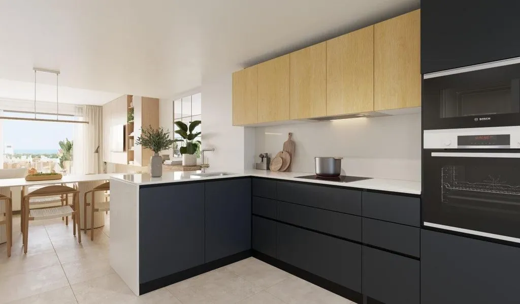 Köök - Luxury Apartment with Sea View in Mijas