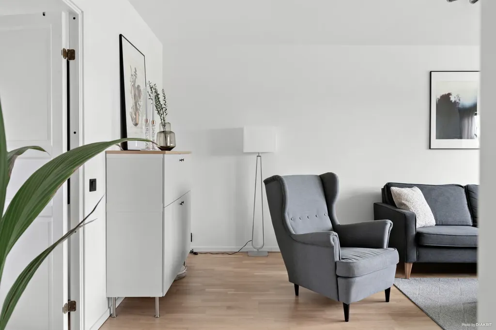 Séjour - Bright Apartment with Balcony in Skåne