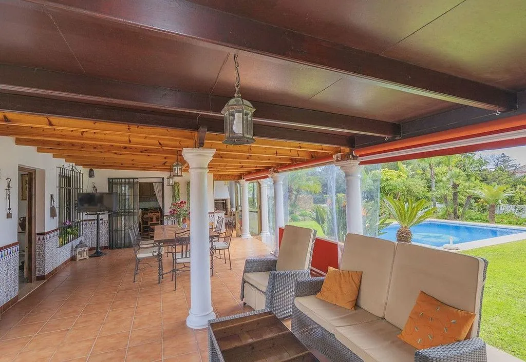 Terrasse - Chalet with Pool and Terrace in Marbella