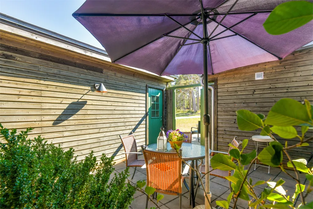 Terrasse - Apartment with Sea View in Kronhagastrand