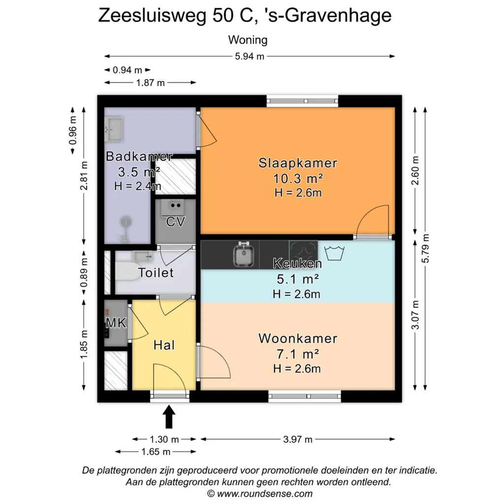 Plaan - Studio Flat with Sea View in Scheveningen