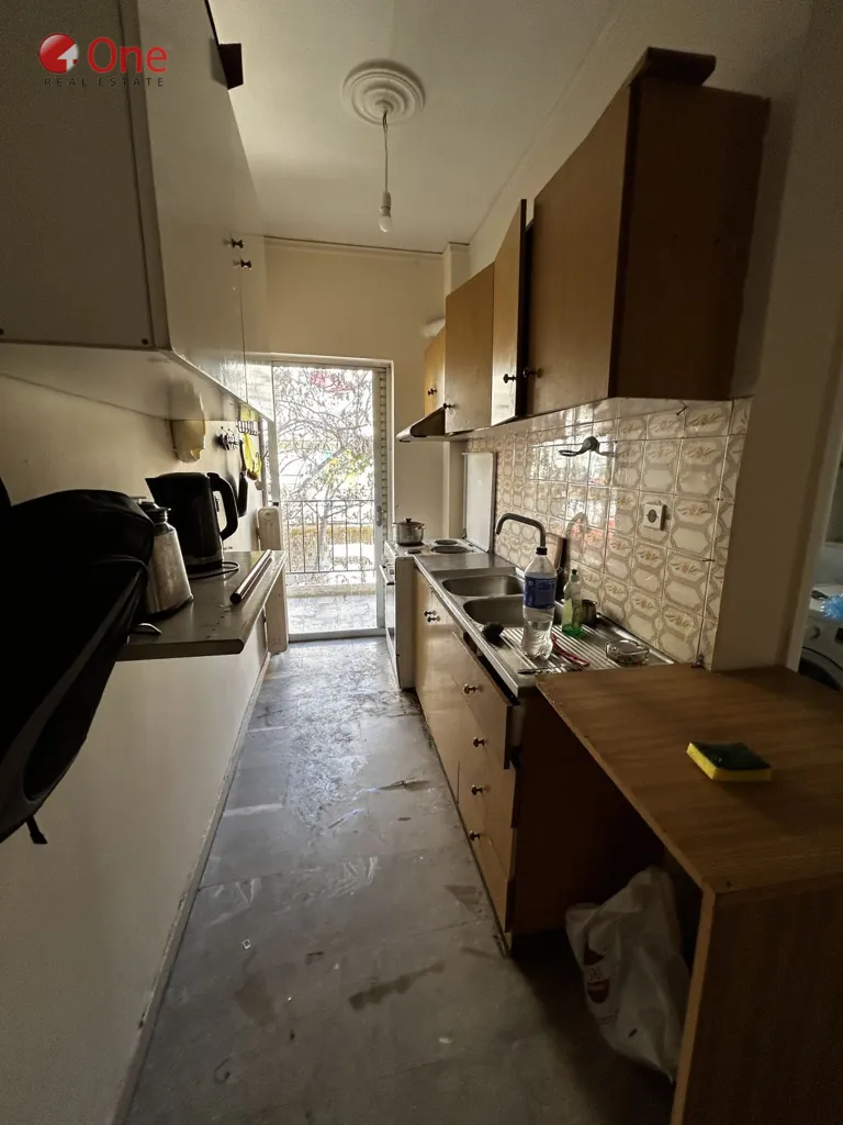 Kitchen - Airy Apartment with Elevator in Athens Centre