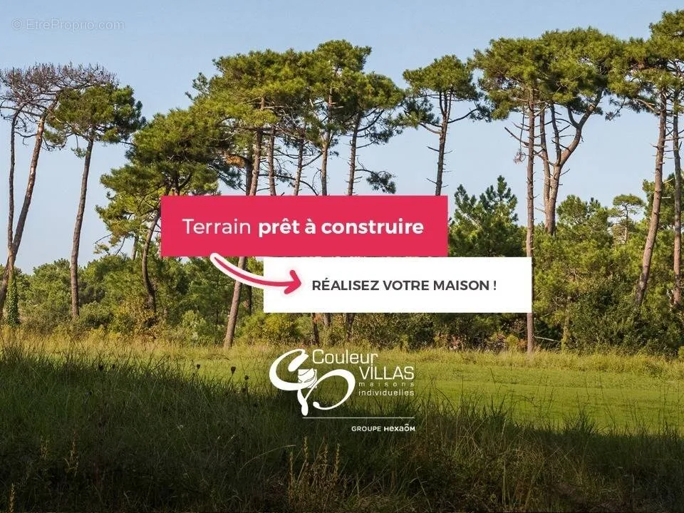 Jardin - Terrain Constructible dans Secteur Recherché à La Teste-de-Buch