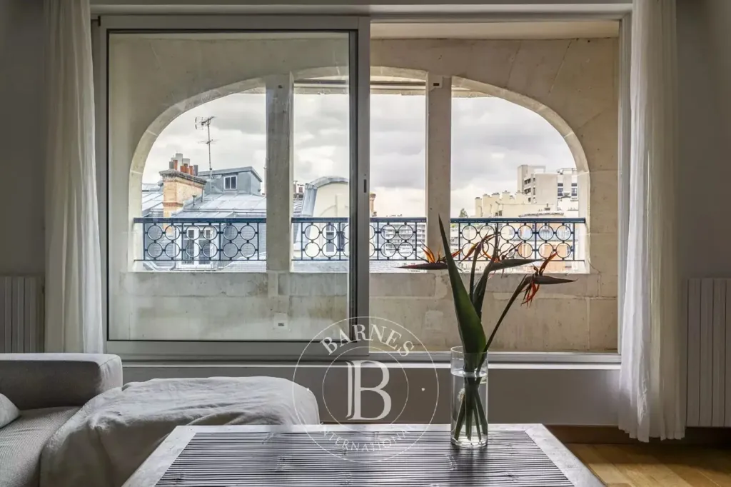 Séjour - Appartement Familial avec Vue Tour Eiffel à Paris 15