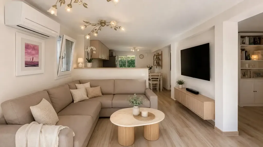 Living Room - Detached Villa with Dual Apartments in Massarosa