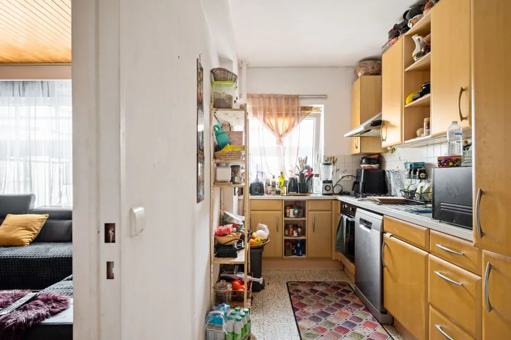 Köök - Spacious Apartment with Terrace in Berchem