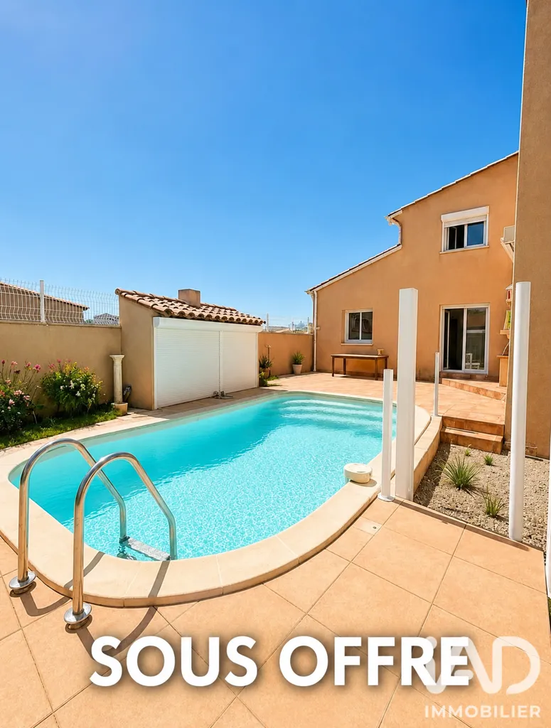 Piscina - Family House with Pool near Frontignan Beach