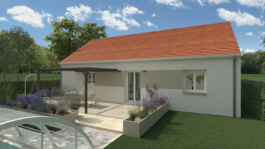 Maison Moderne avec Jardin dans un Quartier Paisible