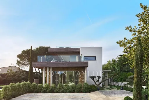 Extérieur - Villa Contemporaine avec Vue Panoramique à Antibes