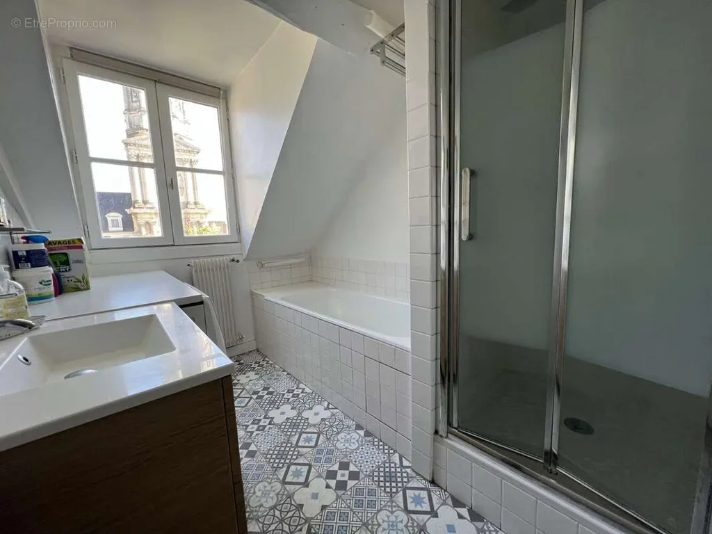 Bagni - Duplex Apartment with Park View in Rennes Centre