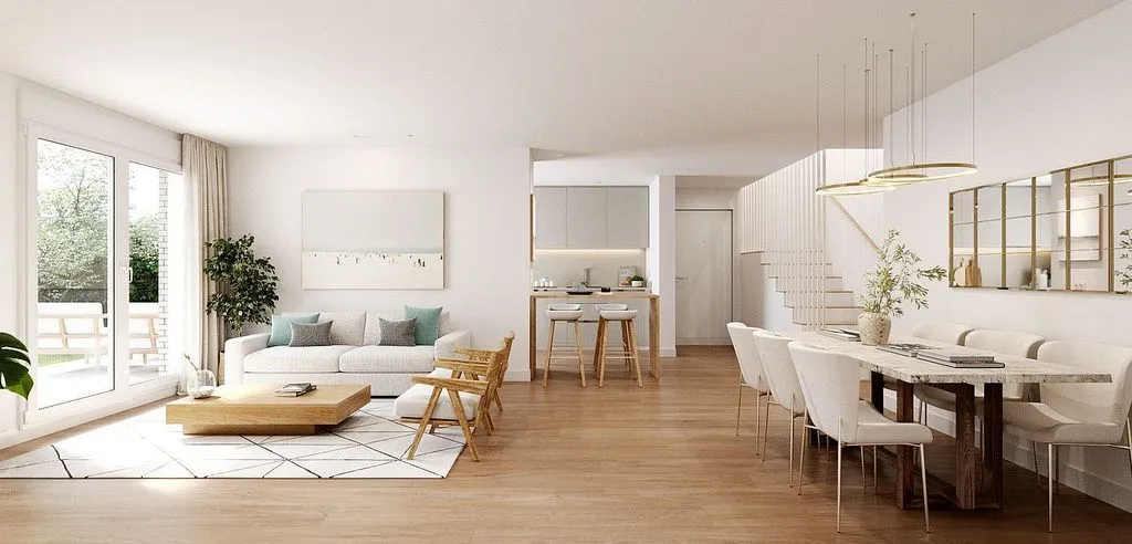 Living Room - New House with Pool in SILENE El Peral, Valladolid