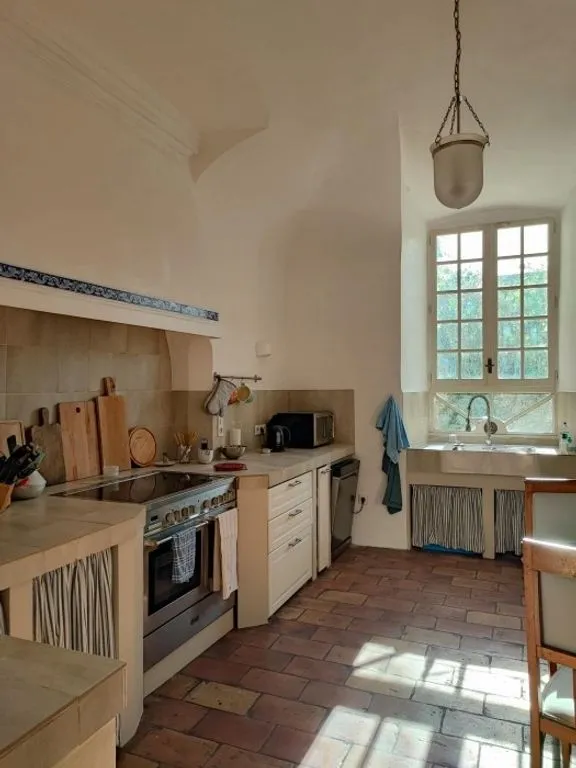 Köök - Historic House with Pool in Nîmes