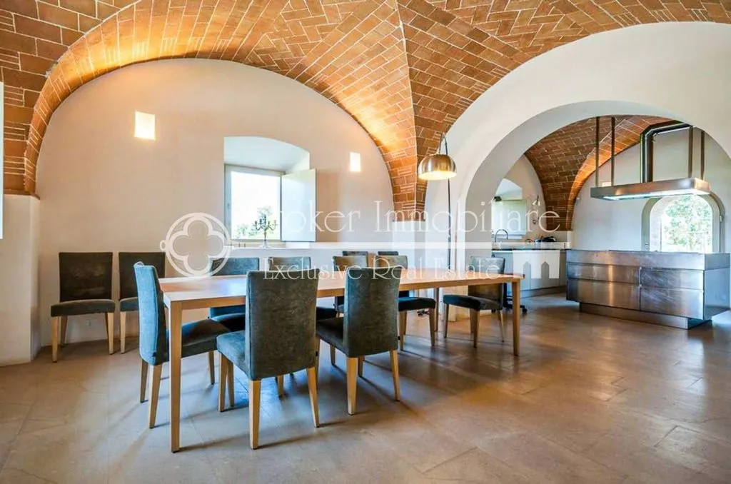 Salle à manger - Luxury Villa with Infinity Pool in Volterra, Tuscany