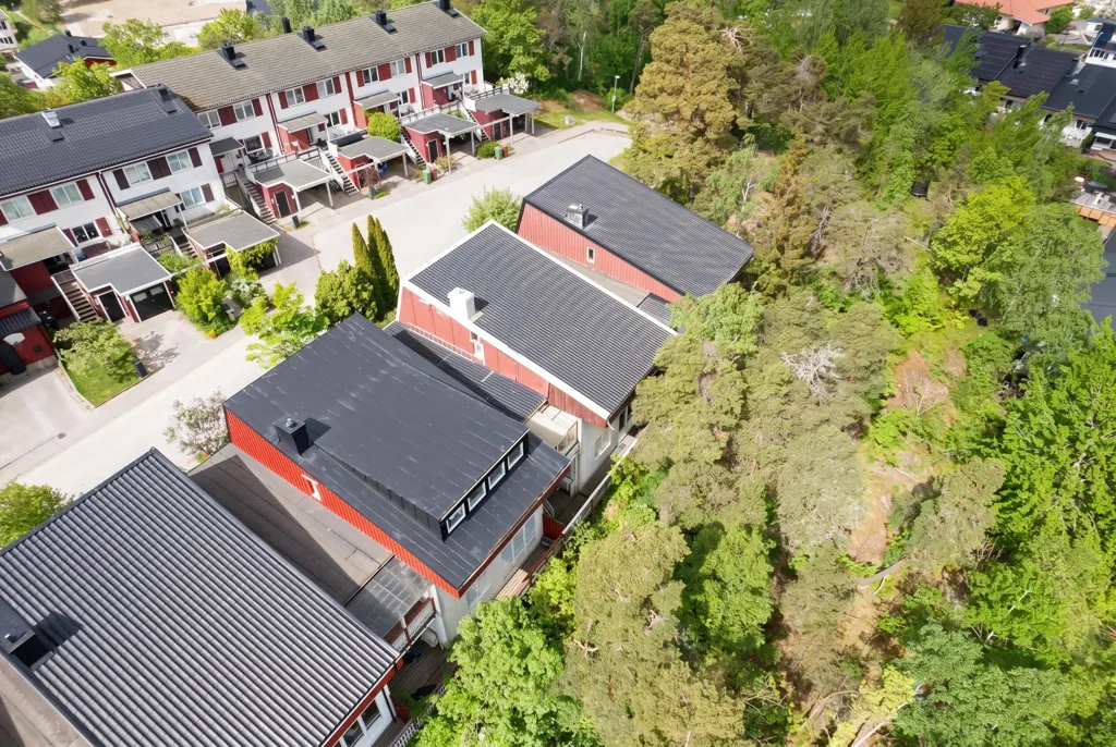 Vista aerea - Terraced House with Garden in Stuvsta