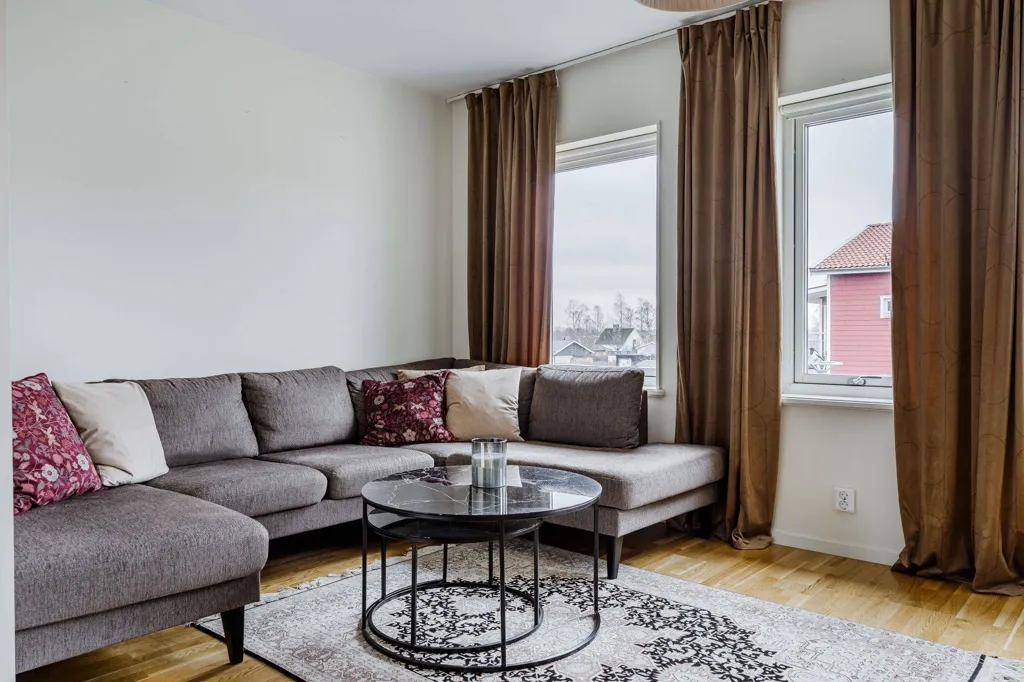 Séjour - Apartment with Balcony in Borlänge