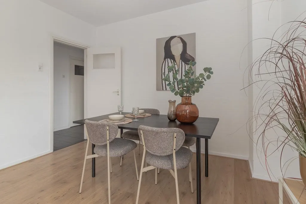 Dining Room - Corner Apartment with Glacis View in Sint Pieter