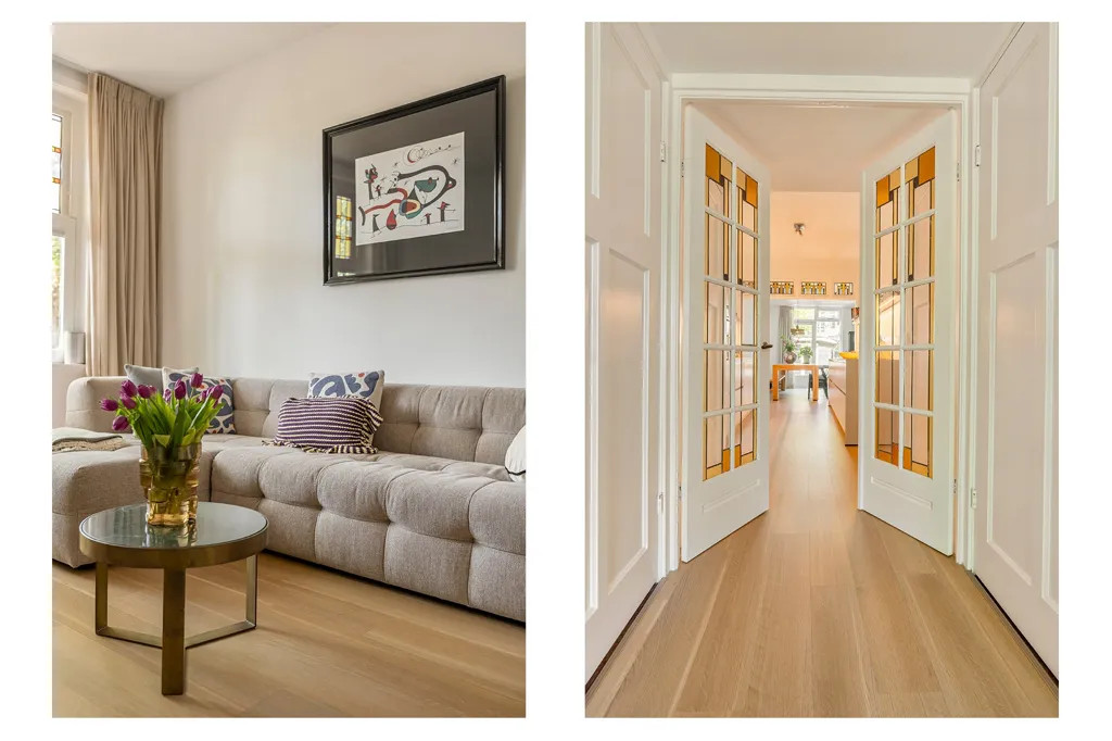 Séjour - Renovated Ground Floor Flat with Water View in Amsterdam