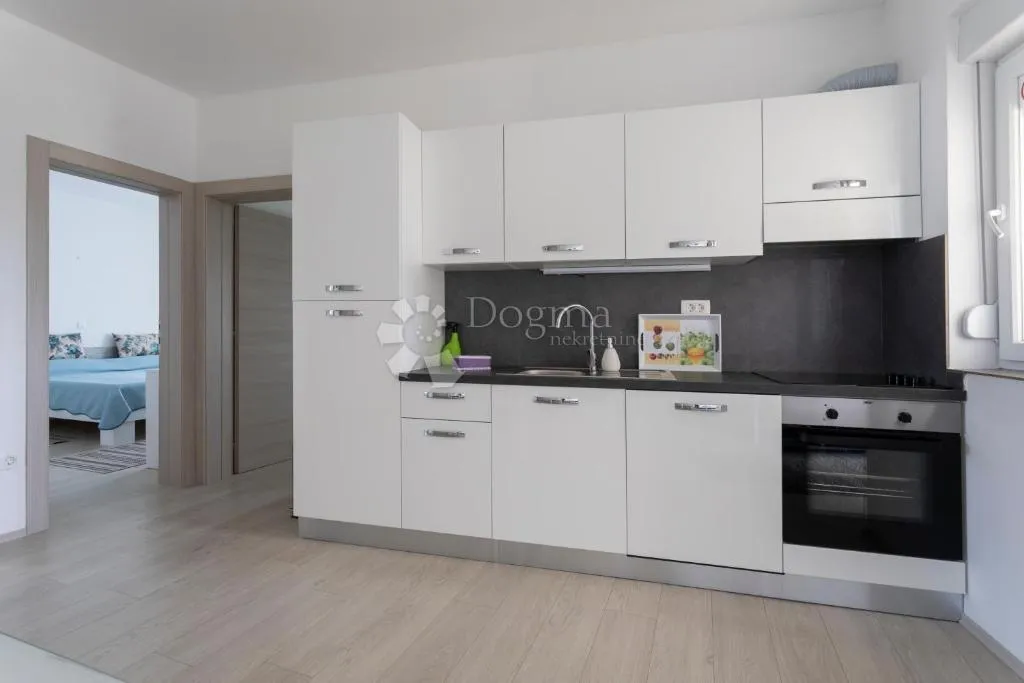 Kitchen - Luxury Apartment with Sea View in Zaton, Nin