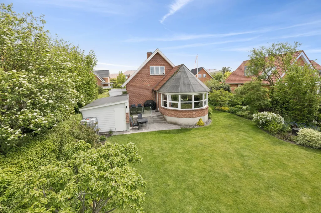 Garden - Rustic Villa with Garden in Viborg