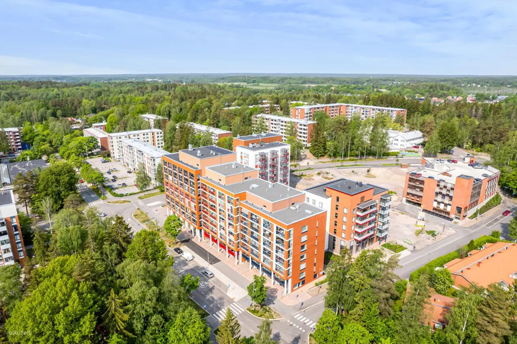 Vue aérienne - Modern Apartment with Balcony in Pähkinärinne, Vantaa