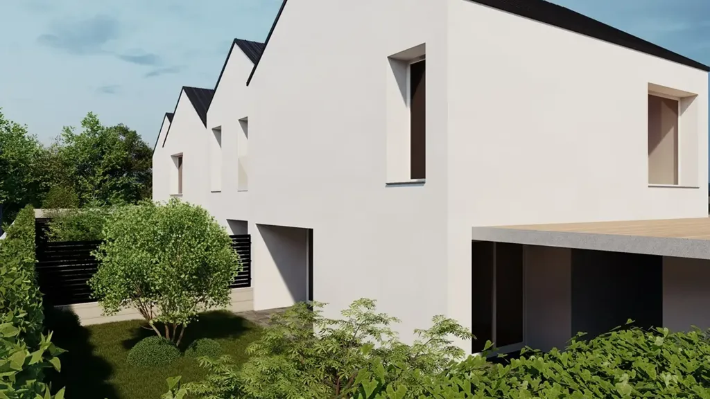 Quadrifamiliare Villa with Private Garden in Mariano Comense