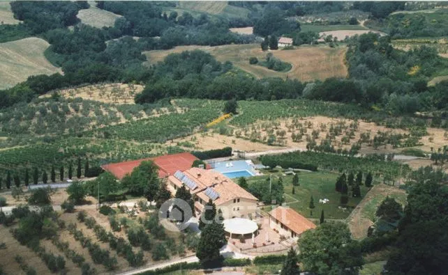 Aerial - Rustic Agriturismo with Pool in Montespertoli