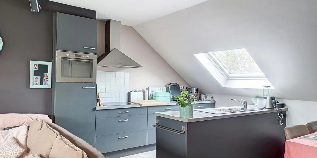 Cuisine - Dakappartement avec Terrasse de 42 m² à Lier