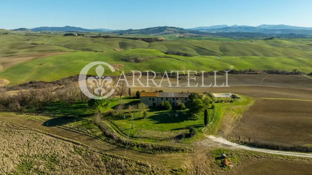 Õhuvaade - Rustic Farmhouse with Pool near Volterra