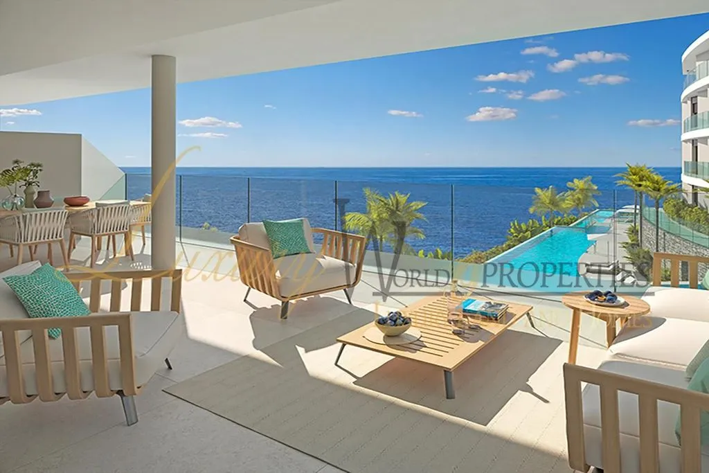 Terrasse - Luxury Seafront Flat in Adeje, Canary Islands