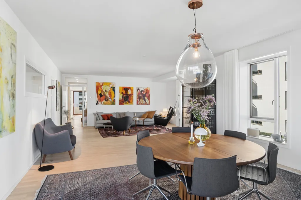 Salle à manger - Functionalist Flat with Harbour View in Hellerup