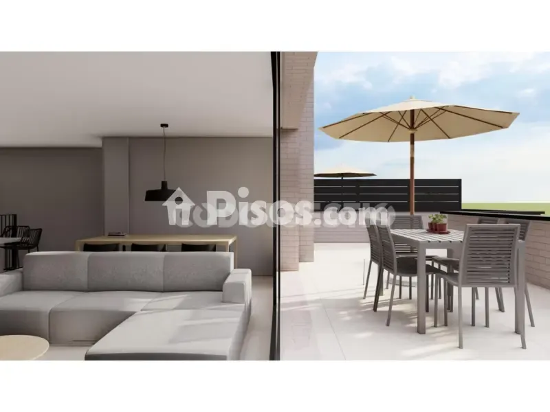 Terrasse - New Duplex with Outdoor Space in Carrer del Congost