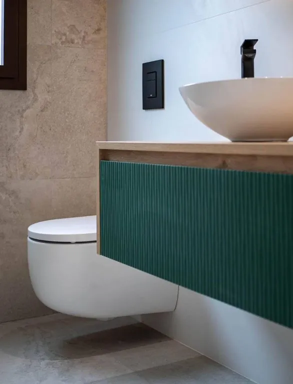 Bathrooms - New-Build Villa with Pool in Algorfa